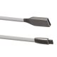 Maclean MCTV-833W Flat Micro-USB Cable, 1m, White