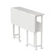 Maclean MC-126 Folding Desk, 100x58cm, White