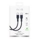 Puro ICON USB-C to USB-C Cable 1.5m, Navy Blue