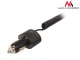 Maclean MCE76 Car Charger with Lightning Cable, 2xUSB, 5.2A, 1.8m, Black