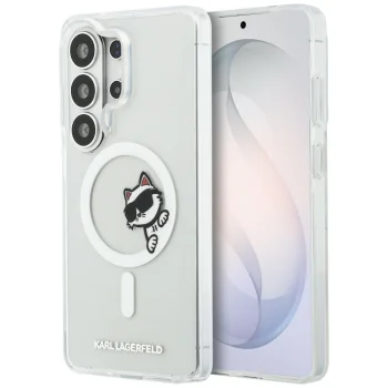 Karl Lagerfeld IML Peekaboo Choupette MagSafe Case for Galaxy S26 Ultra - Transparent