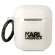 Karl Lagerfeld Karl\'s Head Case for AirPods 1/2 Transparent