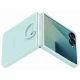 Samsung Galaxy Z Flip 7 (SM-F766B/DS) Original Silicon Case Cover with Ring, Light Blue (EF-PF766TMEGWW)