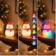 Silicone LED Night Light Snowman, USB, 3 Modes, Hanging