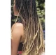 Kanekalon Synthetic Ombre Afro Braids for Hairstyles 60cm, Cream