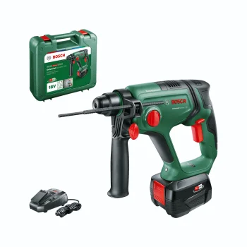 Bosch UniversalHammer 18V Cordless Rotary Hammer with 1x 4.0Ah Battery, Charger and Case