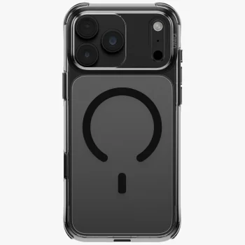 Uniq LifePro Xtreme Magclick Charging Case for iPhone 18 Pro Max / 17 Pro Max, Transparent Black