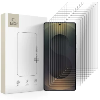 Tech-Protect Tempered Glass Bundle 10-pack for Samsung Galaxy S25