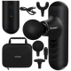 Mini Massage Gun Isomedix, 2x 2500 mAh, 5 Modes, 4 Heads