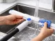 Adjustable 180° Floor and Window Water Squeegee with Microfiber Pad