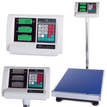 Heavy-Duty Digital Platform Scale 300kg for Warehouse & Shipping 50x40cm