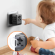 Joyroom JR-TCW01 Travel Wall Charger 17W ( EU / US / UK / JP / AU / CN ), Black