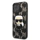 Karl Lagerfeld Monogram Ikonik Patch Case for iPhone 13 / 13 Pro Black