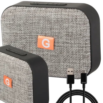 Bluetooth MP3 Portable Wireless Speaker, Gray