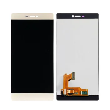 Refurbished LCD Screen with Frame for Huawei P8, Gold