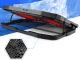 LED adjustable laptop cooling pad with USB port
