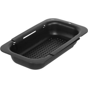 Gefu DRENARE Sink Strainer, Adjustable 34.5-47 cm, Black