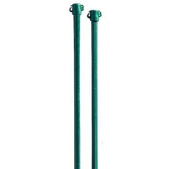 Plastic-Coated Metal Fence Post 1m, 16mm, Green