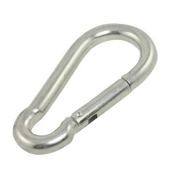Ikonka Carabiner for Hammock and Swing Mounting, 200 kg, 8 x 3.5 cm