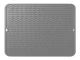 Silicone Dish Drying Mat Large Kitchen Counter Drainer, Grey