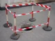 Warning Tape, White-Red, 100m, 52mm