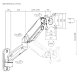 Spring-Assisted Wall Monitor Arm 17\"-32\" up to 9kg Black
