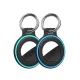 Hurtel WAT-86 AirTag Case with Spring Buckle, 2 Pack - Black