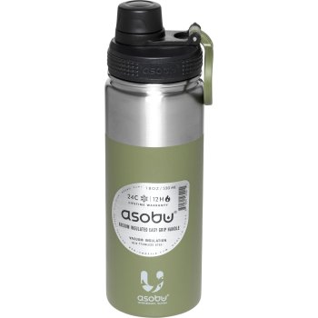 Asobu Alpine Flask ūdens pudele, 530 ml, zaļa