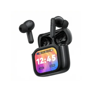 XO X50 TWS Wireless Earphones Bluetooth 6.0 with LCD, ANC & ENC, Black