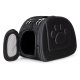 Large Petsi Travel Pet Carrier for Cats and Dogs, Black