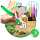 Ricokids RK-344 Roll-up Foam Coloring Mat, 120 x 90 x 0.3 cm