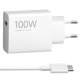 Wall Charger Xiaomi MY-19-ER, 100W, 6.1A, USB-A, with USB-C Cable, White