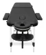 4FIZJO Foldable Aluminium Massage Table 60 cm, Black