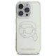 Karl Lagerfeld iPhone 16 Pro Max чехол IML Rhinestones Karl Head, прозрачный