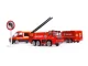 Kids Toy Transport Cargo Transporter Aircraft Airplane + 3 Fire Engines