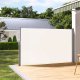 Retractable Side Awning 300x180 cm Garden Privacy Screen for Patio, Beige
