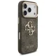 Guess 4G Classic Logo Strap Case for iPhone 17 Pro - Brown
