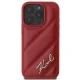 Karl Lagerfeld iPhone 16 Pro Case Quilted Signature, Red