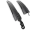 Bicycle Mudguards Front and Rear Set, 2 pcs, Black