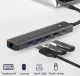 Extra Digital USB-C Adapter HDMI, LAN, 3x USB 3.0, PD 100W, Space Gray
