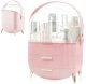 Cosmetic Makeup Organizer Container Jewelry Storage Box, Pink