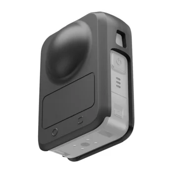 PULUZ Silicone Case with Lens Cover for DJI Osmo 360 PU789B, Black