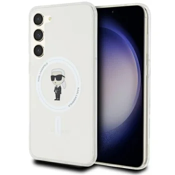 Karl Lagerfeld Samsung Galaxy S24+ Case IML Ikonik MagSafe, Transparent