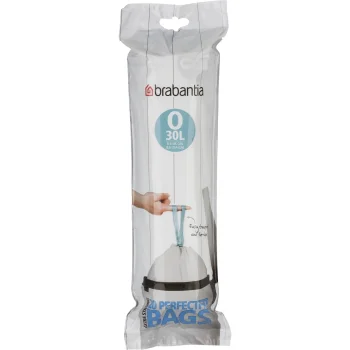 Brabantia PerfectFit Bin Liners Type O, 30 L, 20 Bags