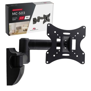 Maclean MC-503A B TV and Monitor Wall Mount, 13-42", 30 kg, Black