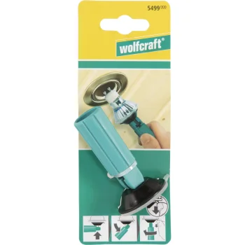 Wolfcraft suction cup for halogen bulb replacement, blue