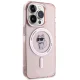 Karl Lagerfeld iPhone 15 Pro Case IML Choupette MagSafe, Pink