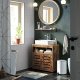 Leobert Under Sink Bathroom Cabinet Rustic Brown