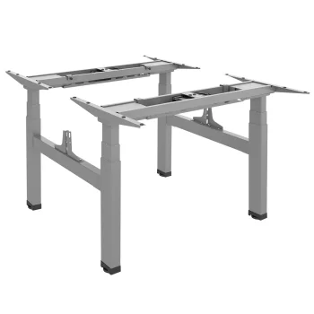Ergo Office ER-404G Dual Electric Height Adjustable Desk Frame (No Top), Grey
