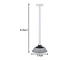 Heavy-Duty Rubber Toilet and Sink Plunger, Grey-White
